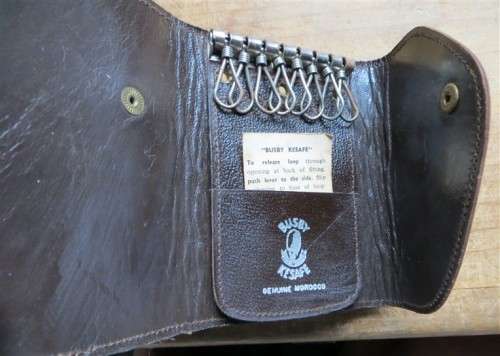 Vintage Busby Leather KeSafe Key Pouch