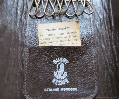 Vintage Busby Leather KeSafe Key Pouch
