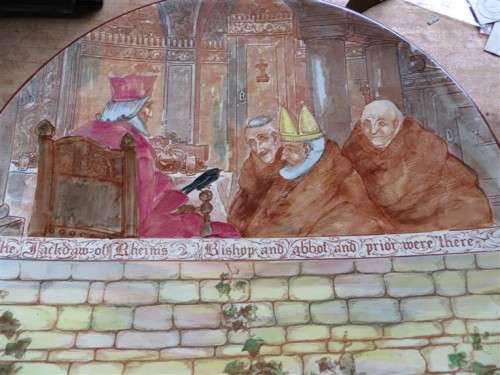Large Bishop Abbott & Prior Royal Doulton  Plate - 345mm