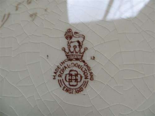 Large Bishop Abbott & Prior Royal Doulton  Plate - 345mm