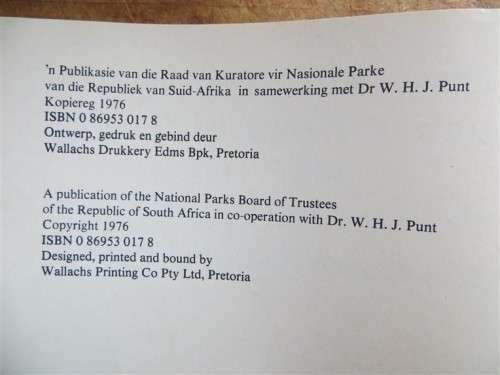 1725 First Europeans in In the Kruger National Park - Dr W.H.J Punt
