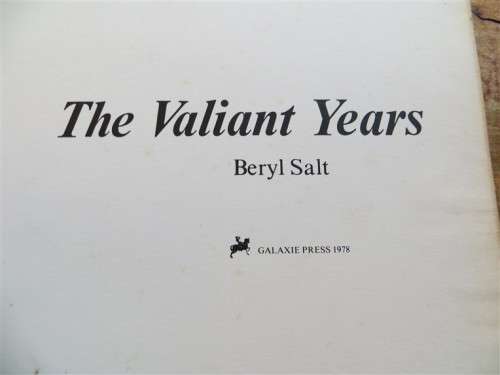 The Valiant years - Rhodesia - Beryl Salt 1978