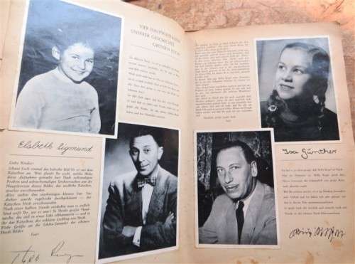 Vintage 1950 Heidi Book/Album-Johanna Spyri,Nach dem gleichnamigen  73/80 Cards