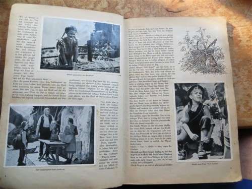 Vintage 1950 Heidi Book/Album-Johanna Spyri,Nach dem gleichnamigen  73/80 Cards