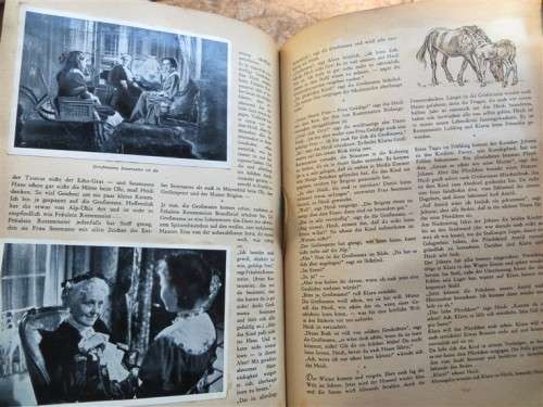 Vintage 1950 Heidi Book/Album-Johanna Spyri,Nach dem gleichnamigen  73/80 Cards