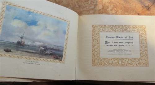Famous Works of Art - cigarette Cards & Album - Loose not glued