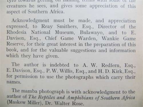 Wild Animals of Southern Africa - Rhodesia