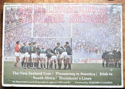 1980 - 81 Springboks Under Siege Hardcover + Pics