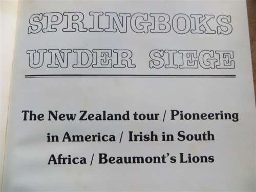 1980 - 81 Springboks Under Siege Hardcover + Pics