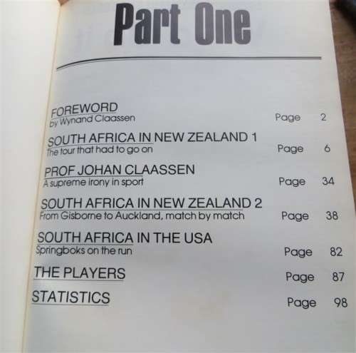 1980 - 81 Springboks Under Siege Hardcover + Pics