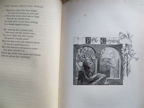 1883 Fair Words About Fair Woman - Gathered from the Poets - Bunce