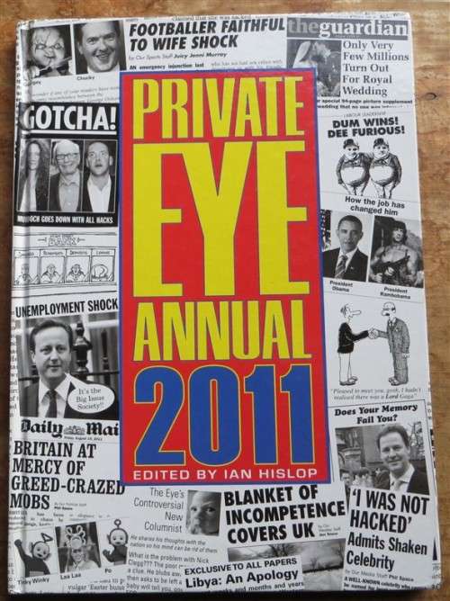 2011 Private Eye Annual - Hislop
