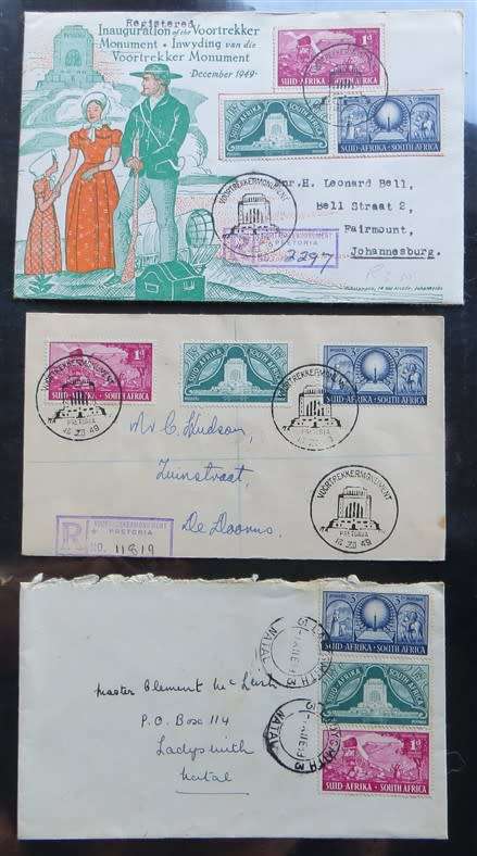 Voortrekker Monument Union Covers