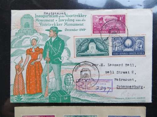 Voortrekker Monument Union Covers
