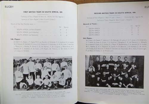 1888 - 1947 Springboks  Past & Present - 1947 Hardcover book All teams