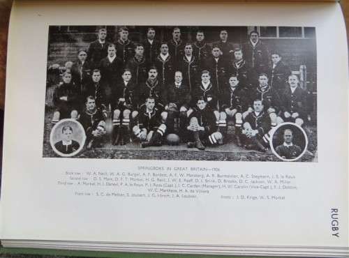 1888 - 1947 Springboks  Past & Present - 1947 Hardcover book All teams