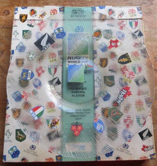 1995 Rugby World Cup Serving Plate + Box