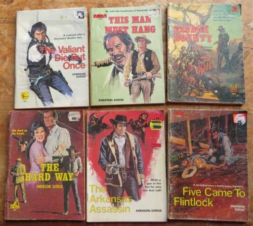 6 x Western Softcover/Magazine books - 1 Bid for All