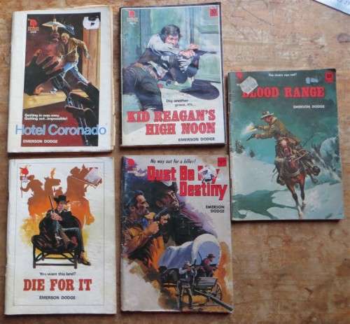 5 x Western Softcover/Magazine books - 1 Bid for All