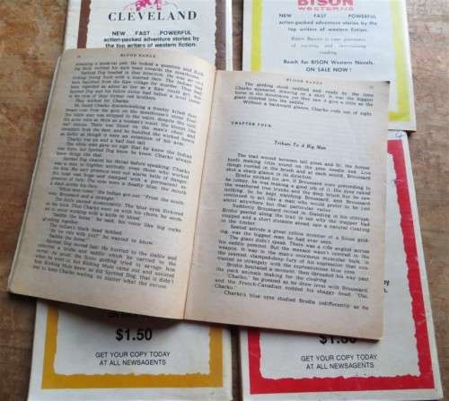 5 x Western Softcover/Magazine books - 1 Bid for All