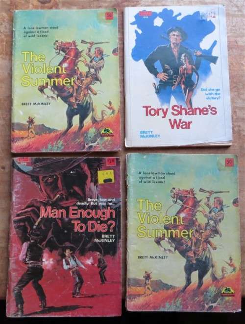 4 x Western Softcover/Magazine books - 1 Bid for All