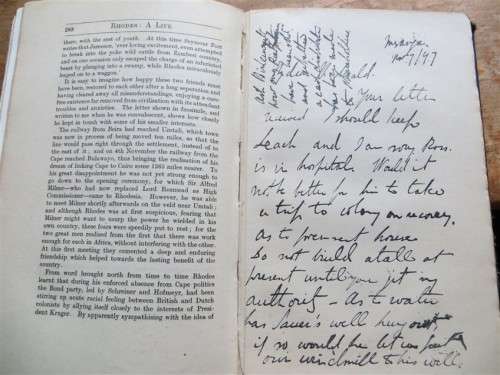 Rhodes A Life - Signed by Author - J.G McDonald