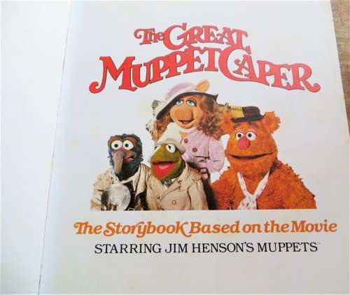 1981 The Great Muppet Caper - The Book of the Film - Hardcover