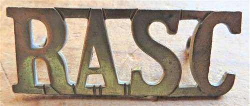 British RASC Regimental Army Service Corps Badge