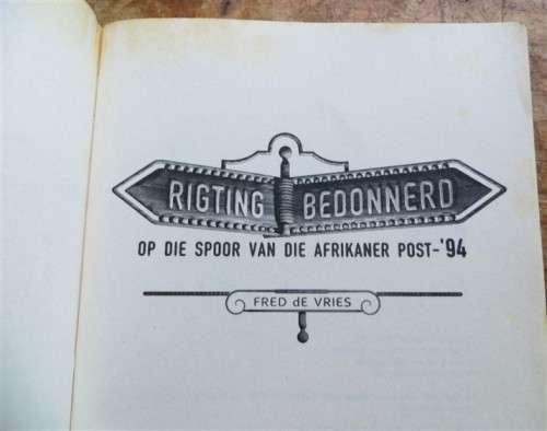 Rigting Bedonnerd - Fred De Vries