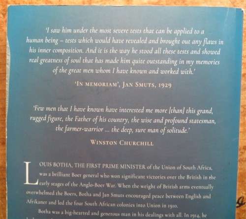 Louis Botha - A Man Apart - Signed by author Richard Steyn