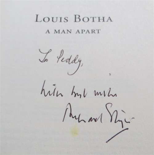 Louis Botha - A Man Apart - Signed by author Richard Steyn
