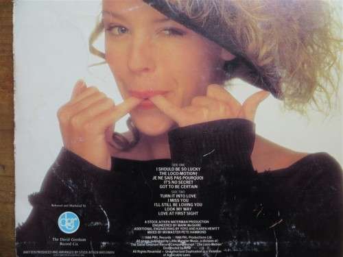 Vintage Vinyl LP Kylie Minogue - Kylie