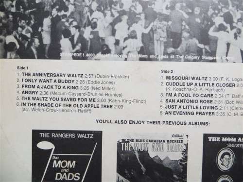 Vintage Vinyl LP - The Mom & Dads Again