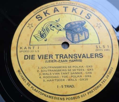 Vintage Vinyl LP - Die Oorsponklike Vier Transvalers