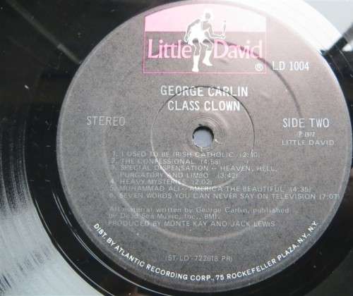 Vintage Vinyl LP - George Carlin Class Clown
