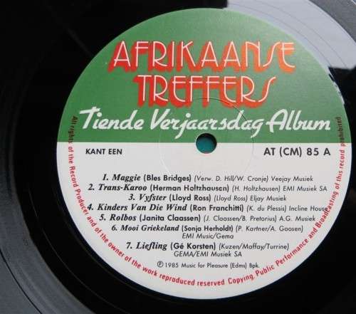 Vintage Vinyl LP - Afrikaanse Treffers 10de Verjaarsdag Album