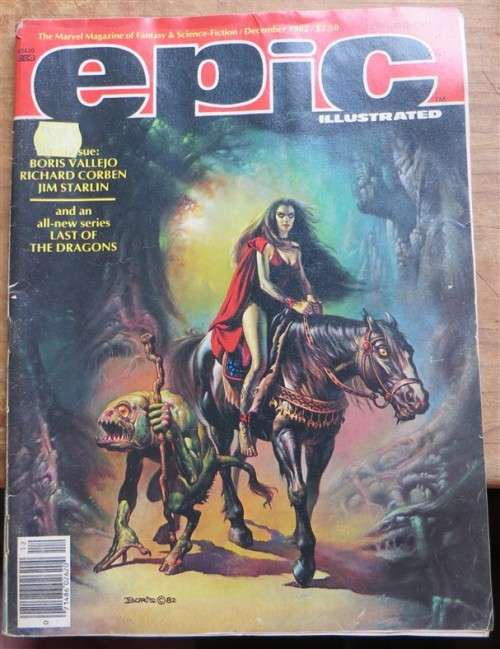 1982 Dec Epic Illustrated Adult Comic - Marvel #15