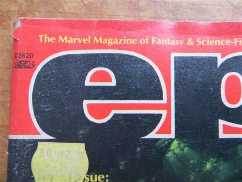 1982 Dec Epic Illustrated Adult Comic - Marvel #15