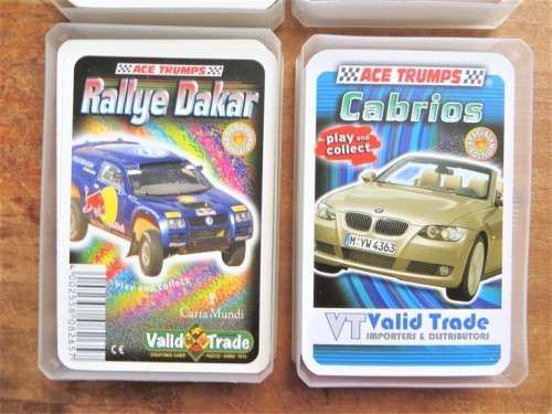 4 x Ace Trumps Card Games - 1 Bid for all 4