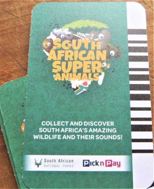 South African Super Animals Cards - Pick n Pay - Succulent Karoo