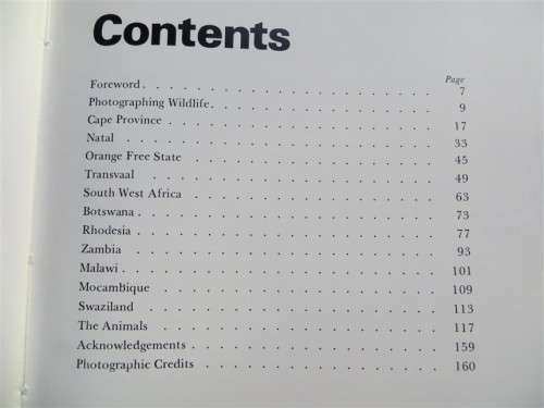 Game Sanctuaries of Southern Africa , Rhodesia , SA , Moz - David Steele