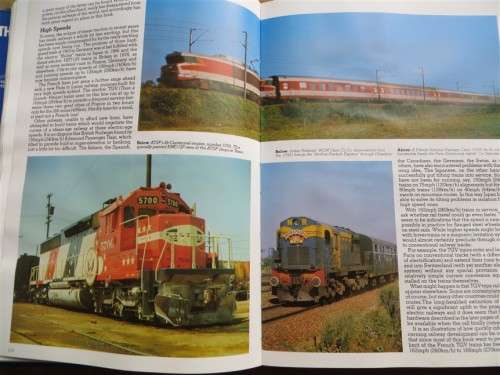 The Great Book of Trains - Large Hardcover +-15 pages water damaged of 400 pages