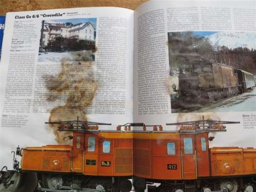 The Great Book of Trains - Large Hardcover +-15 pages water damaged of 400 pages