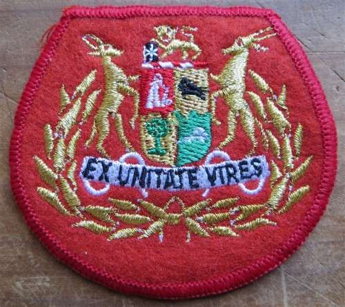 Regimental Sergeant Major Embroidered rank Badge