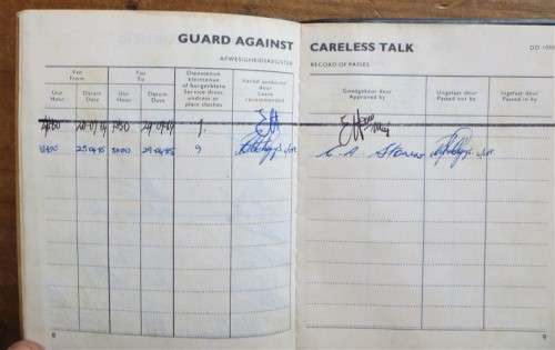 SA Defence Force Pass Book SA Weermag