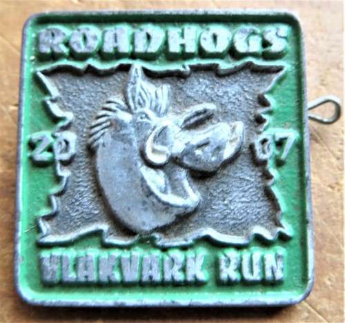 Roadhogs Vlakvark Run Badge