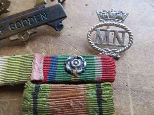 Mixed Militaria Alf Gooden Badge Lot Ribbon Bars - 1 Bid