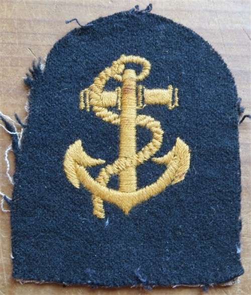 SA Navy Embroidered Patch