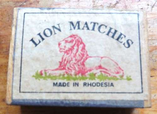 6 x Vintage Matchboxes - Rhodesia / Union Castle +