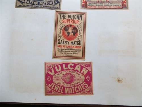 Sweden Vintage Matchbox labels Collection - Let Frame as Pop Art/collectables circa.1950`s